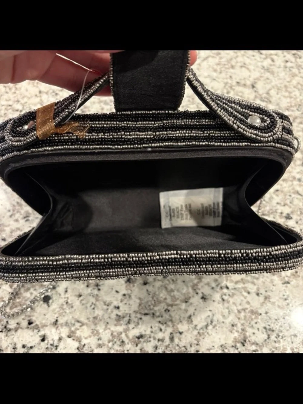 NWT viral beaded travel passport clutch $70